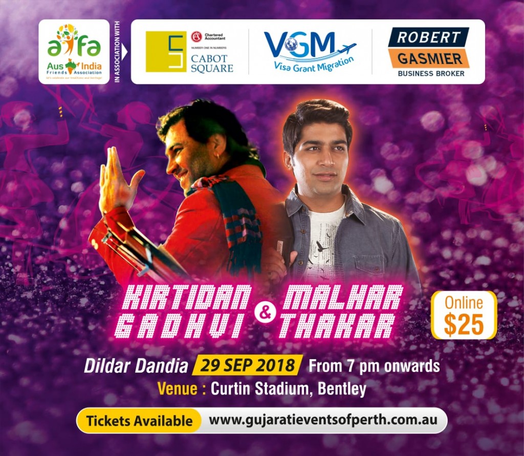 Garba with Kirtidan Gadhvi Live in Perth