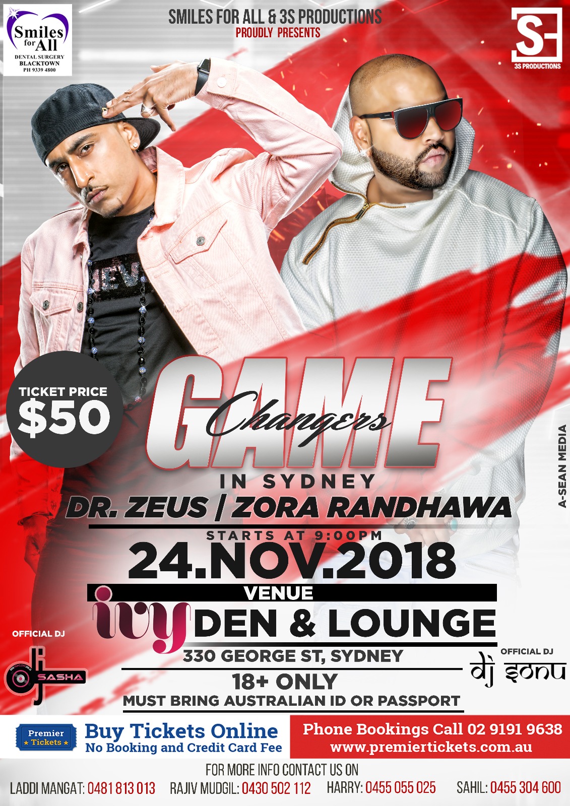 Game Changers Live in Sydney