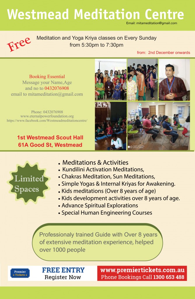 Transcendental Meditations - REGISTER NOW