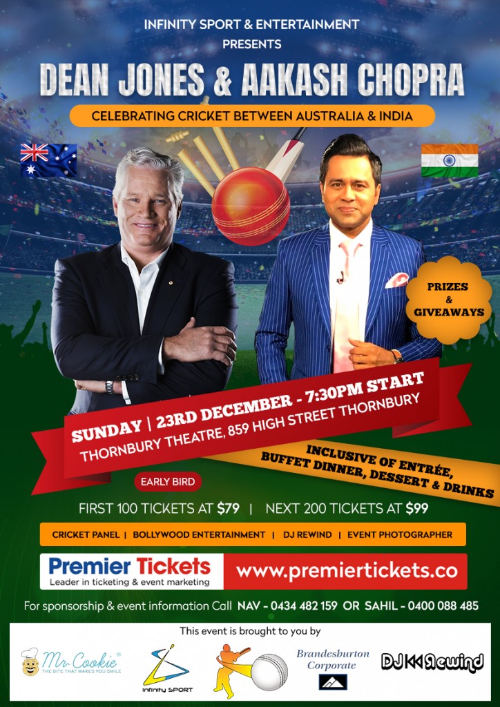 Celebrating Cricket between Australia & India