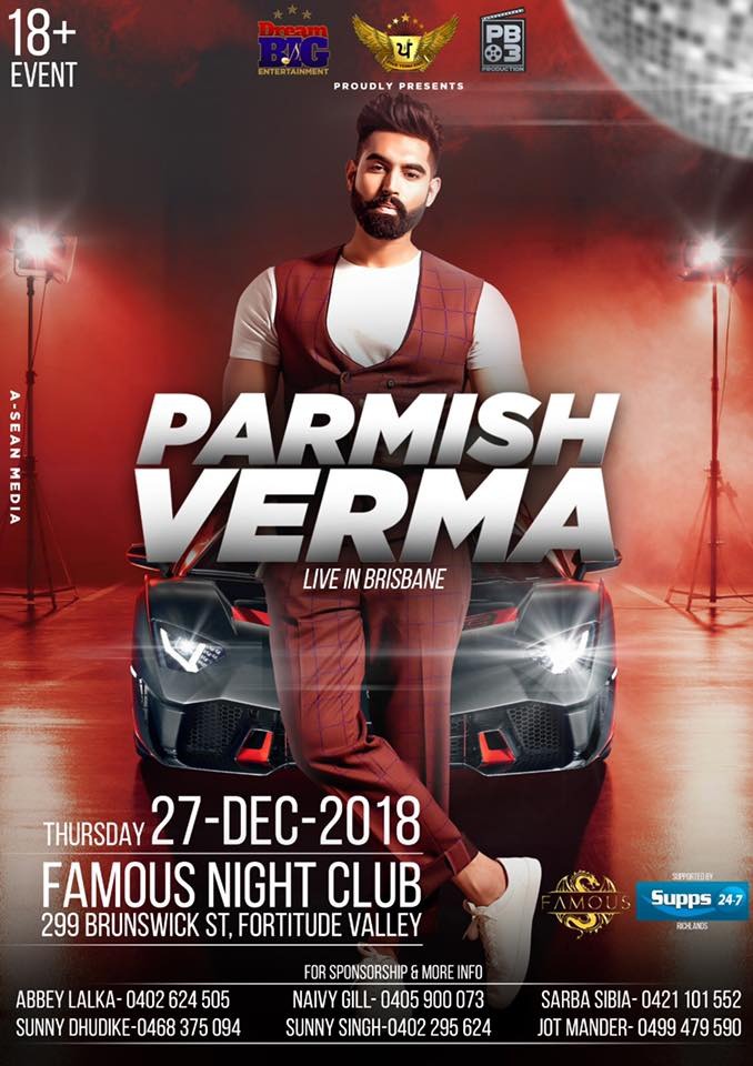 PARMISH VERMA -  Live in Brisbane