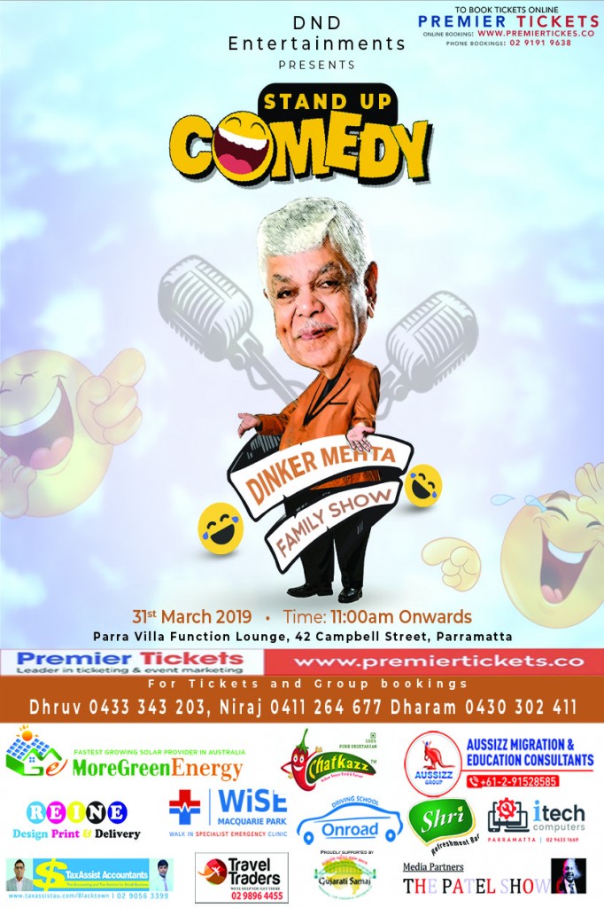 Dinker Mehta Family Show - Sydney