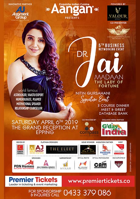 Business Networking Event (Dr Jai Madaaan The Lady Of Fortune)