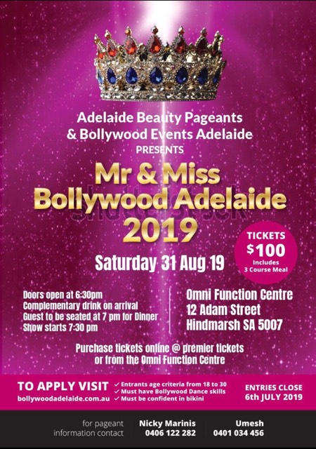 Mr & Miss Bollywood Adelaide 2019