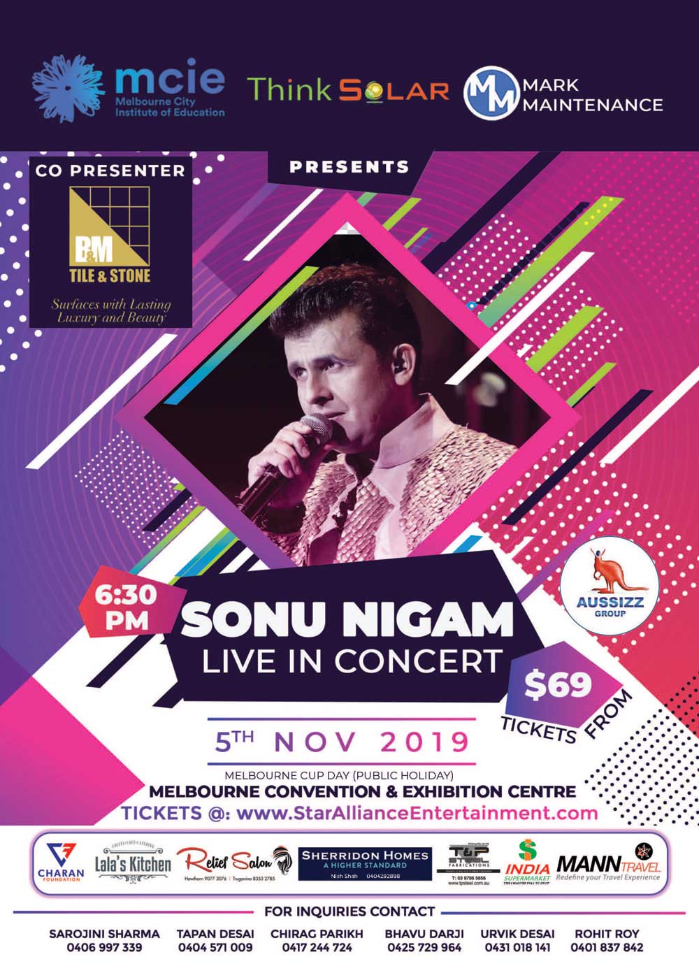 Sonu Nigam Live In Concert Melbourne 2019