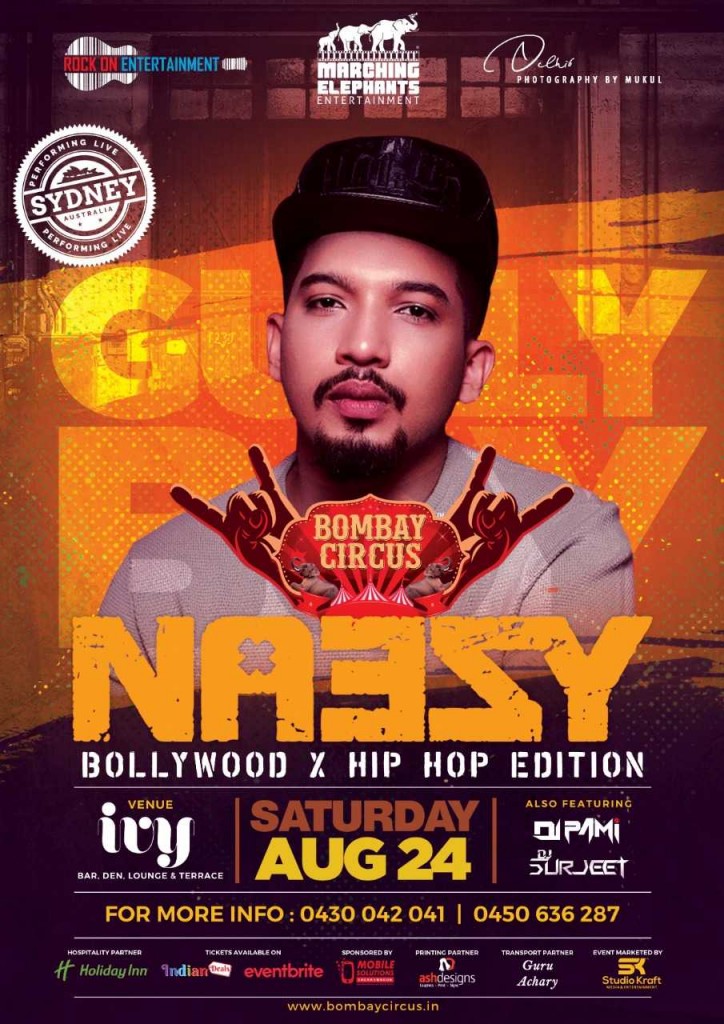 Gully Boy Naezy Live in Sydney