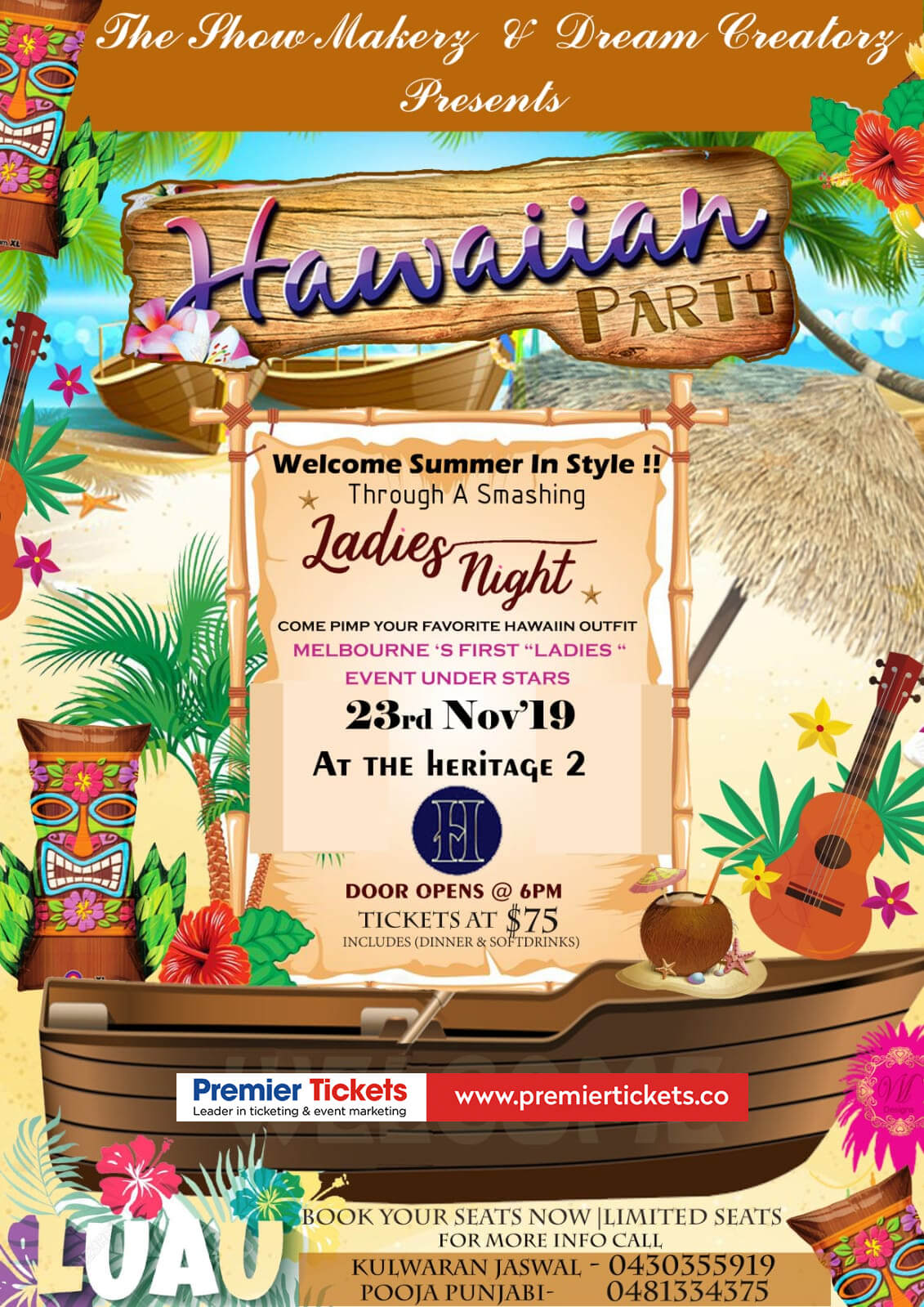 HAWAIIAN PARTY - Ladies Night