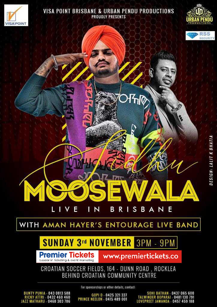 SIDHU MOOSE WALA Live in Brisbane