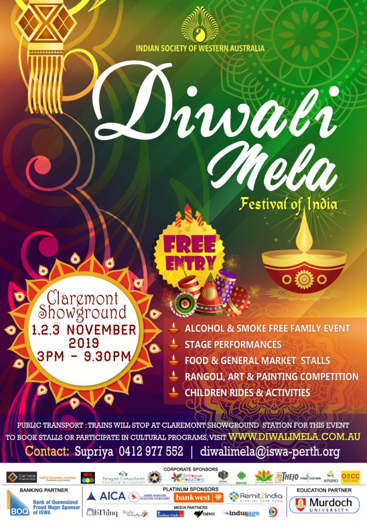 Diwali Mela 2019, The Festival of India - FREE ENTRY