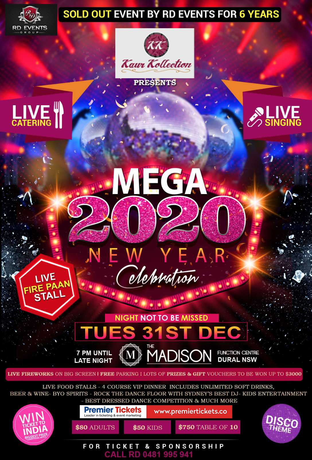 Mega 2020 New Year Celebration - Sydney