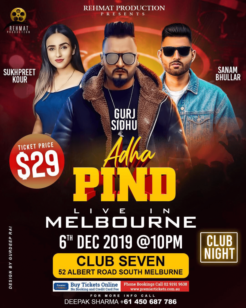 ADHA PIND -  Live in Melbourne