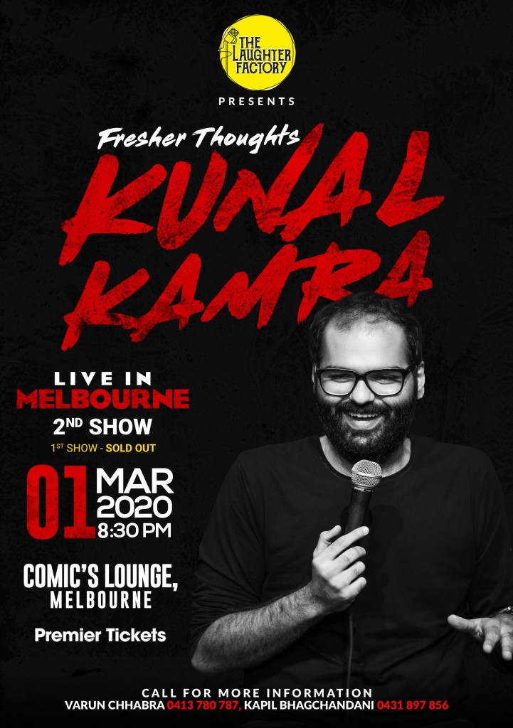 Fresher Thoughts by Kunal Kamra in Melbourne - 2nd Show