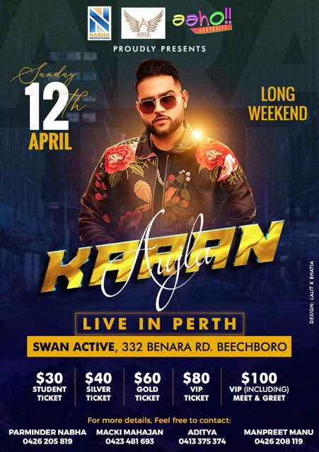 Karan Aujla Live in Perth