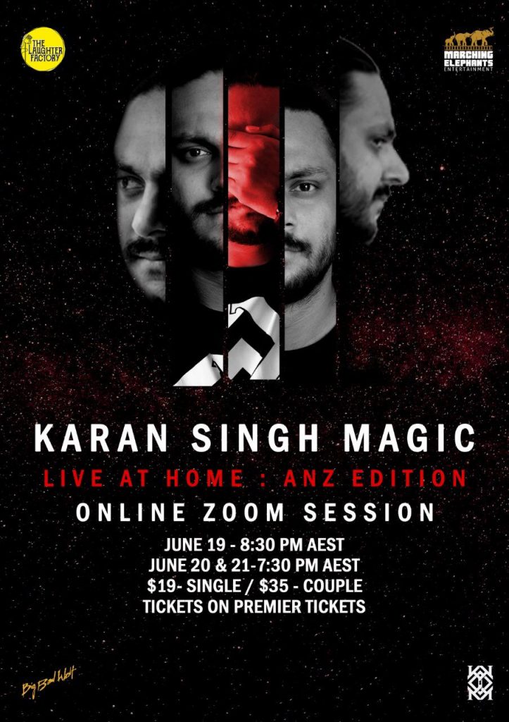 Karan Singh Magic - Online Zoom Session (Sunday 21st June)