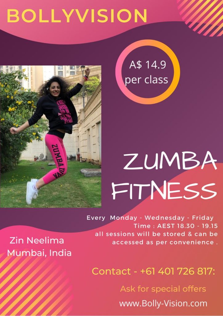 Zumba Fitness - 3 Days Online Class Per Week
