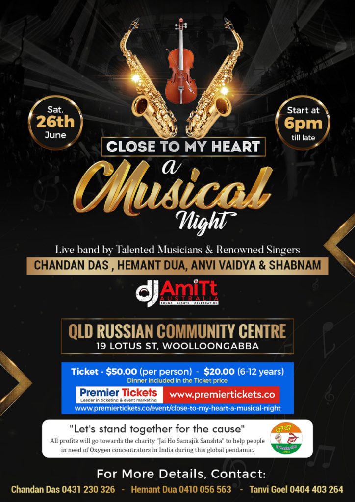 CLOSE TO MY HEART - A Musical Night
