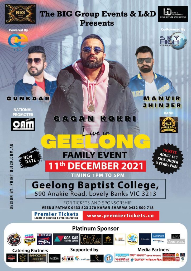 Gagan Kokri Live in Geelong