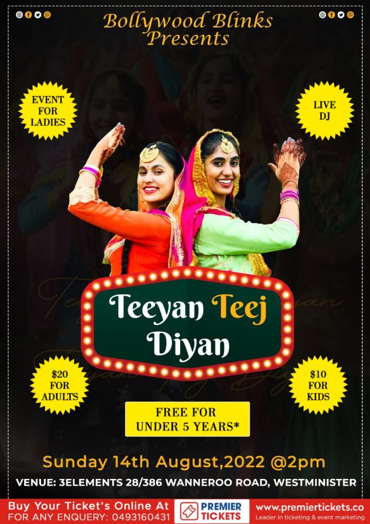 Teeyan Teej Diyan 2022 - Perth