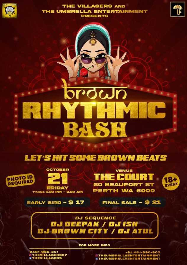 Brown RHYTHMIC BASH 2022