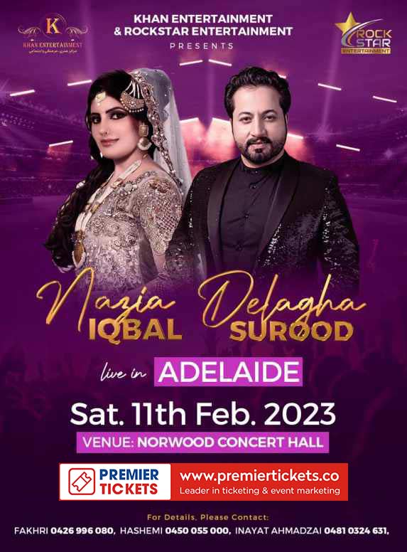 Dilagha Surood & Nazia Iqbal Live in Adelaide