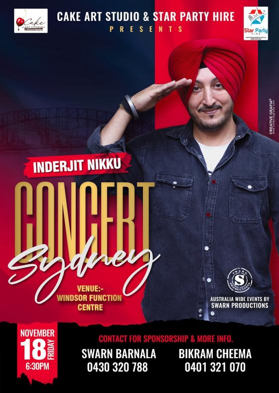 Inderjit Nikku - Live in Sydney 2022 Inderjit Nikku - Live in Sydney 2022