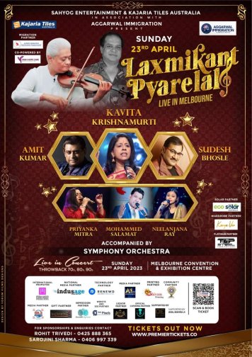 Laxmikant Pyarelal Live in Concert Melbourne 2023
