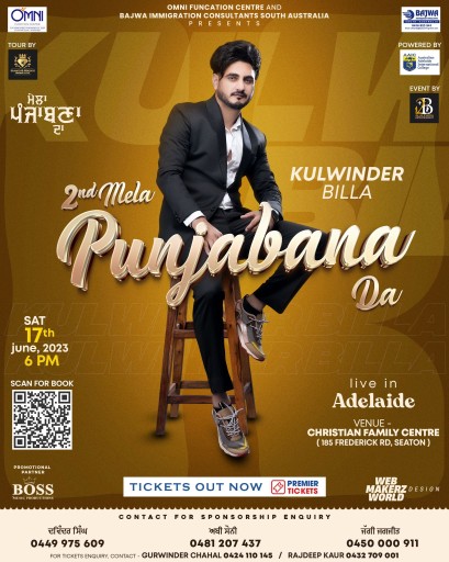 Kulwinder Billa - 2nd Mela Punjabana Da 2023 Adelaide Kulwinder Billa - 2nd Mela Punjabana Da 2023 Adelaide