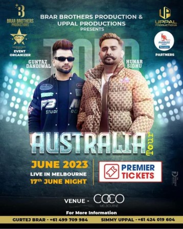 Hunar Sidhu & Guntaj Dandiwal Live In Melbourne Hunar Sidhu & Guntaj Dandiwal Live In Melbourne