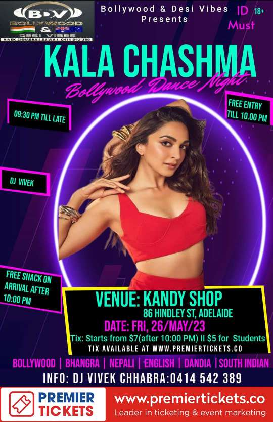 Kala Chashma - Bollywood Dance Night Adelaide