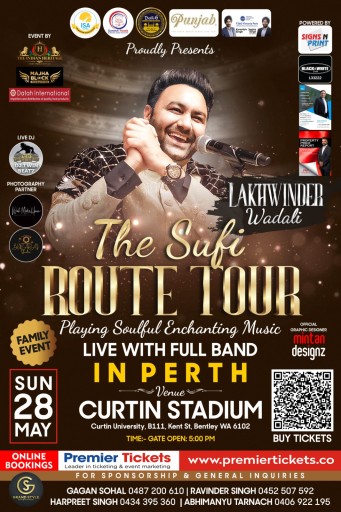 The Sufi Route - Lakhwinder Wadali Live In Concert Perth The Sufi Route - Lakhwinder Wadali Live In Concert Perth