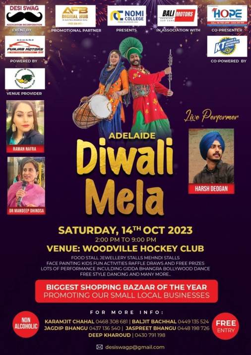 Adelaide Diwali Mela - 2023