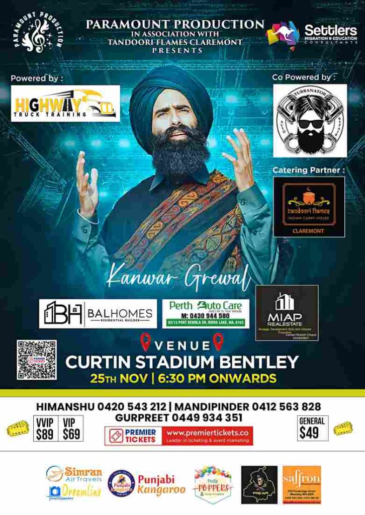 Kanwar Grewal Live in Perth 2023