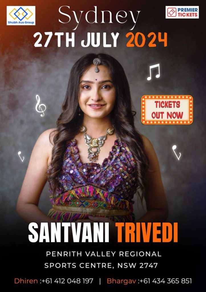 Garba 2024 with Santvani Trivedi in Sydney