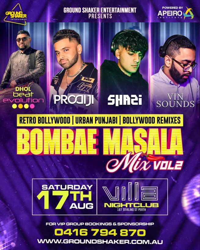 BOMBAE MASALA MIX 2.0 (2024) Perth