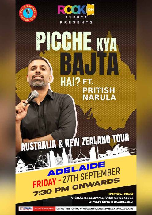 Picche Kya Bajta Hai? Ft. Pritish Narula - Adelaide