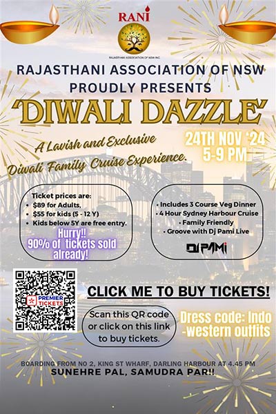 RANI's Diwali Dazzle Bollywood Cruise Event RANI's Diwali Dazzle Bollywood Cruise Event