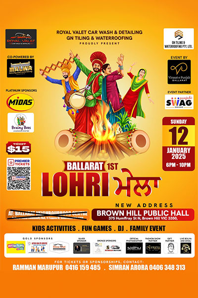 Ballarat Lohri Mela Night - 2025