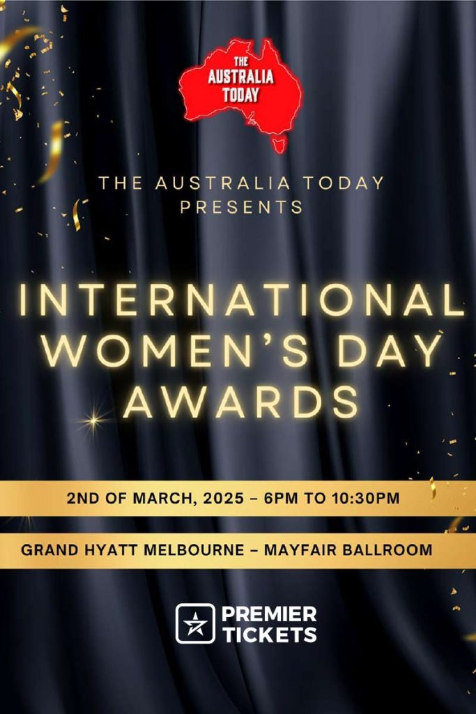 The Australia Today presents International Women's Day Award - 2025 The Australia Today presents International Women's Day Award - 2025