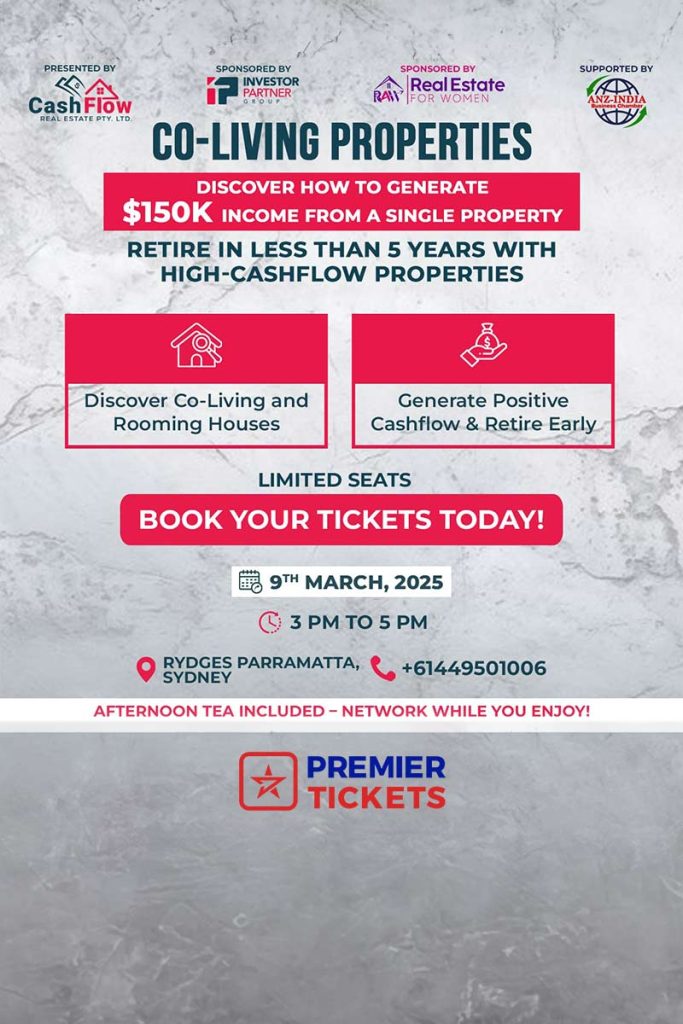 Accelerate Cash Flow through Co-Living Properties - SYDNEY Chapter 2025