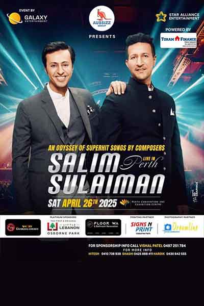 Salim Sulaiman Live in Perth 2025