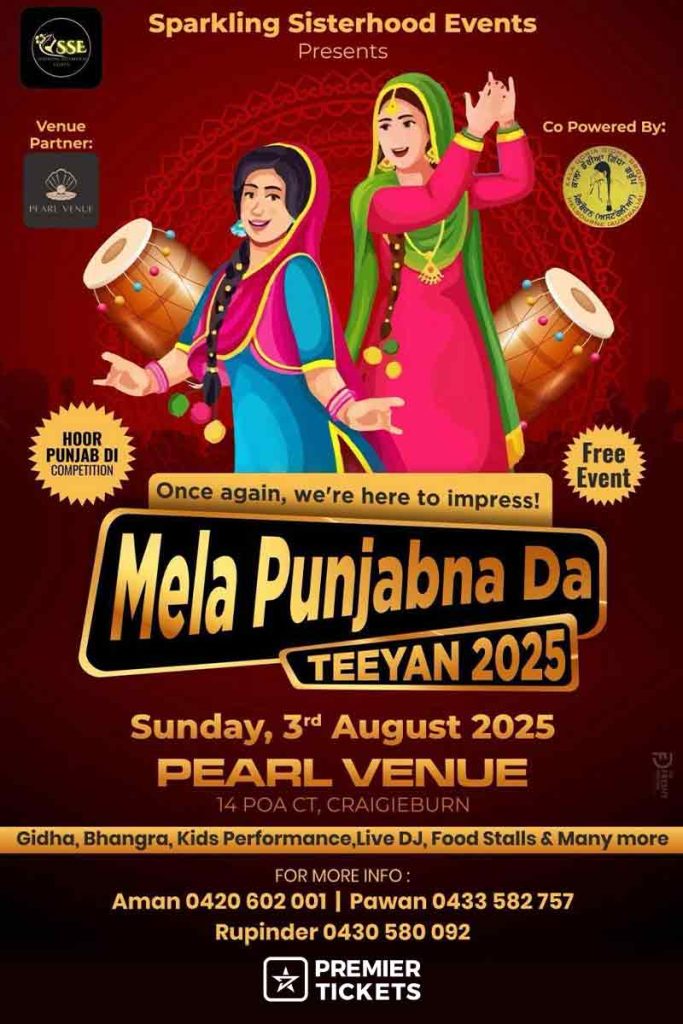 Mela Punjabna Da Teeyan Mela 2025 – A Celebration of Heritage & Sisterhood