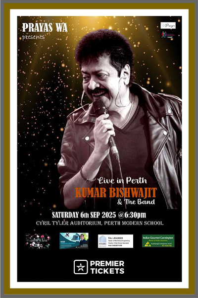 KUMAR BISHWAJIT & The Band Live in Perth 2025