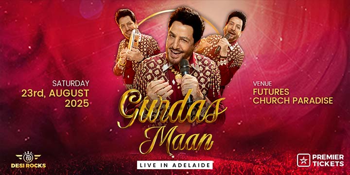 Gurdas Maan Live in Adelaide - Yaar Punjab Tour 2025