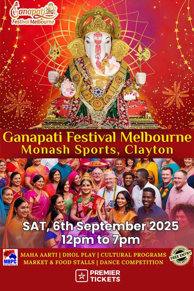 GANAPATI FESTIVAL MELBOURNE 2025 - MULTICULTURISUM, FOOD & FAITH