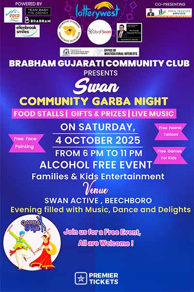 Swan Community Garba Night 2025