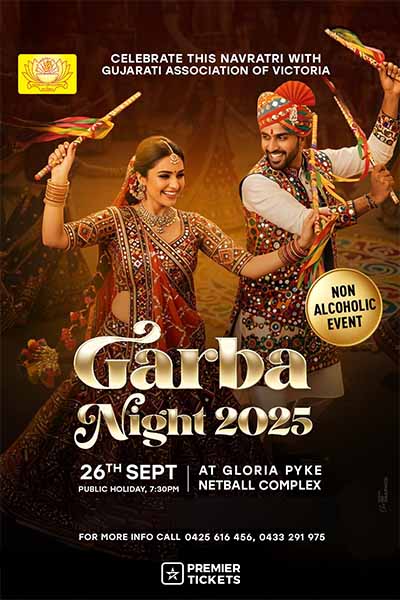 Gujarati Association of Victoria Garba Night 2025 - Melbourne