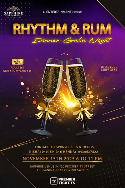 Rhythm & Rum - Dinner Gala Night 2025